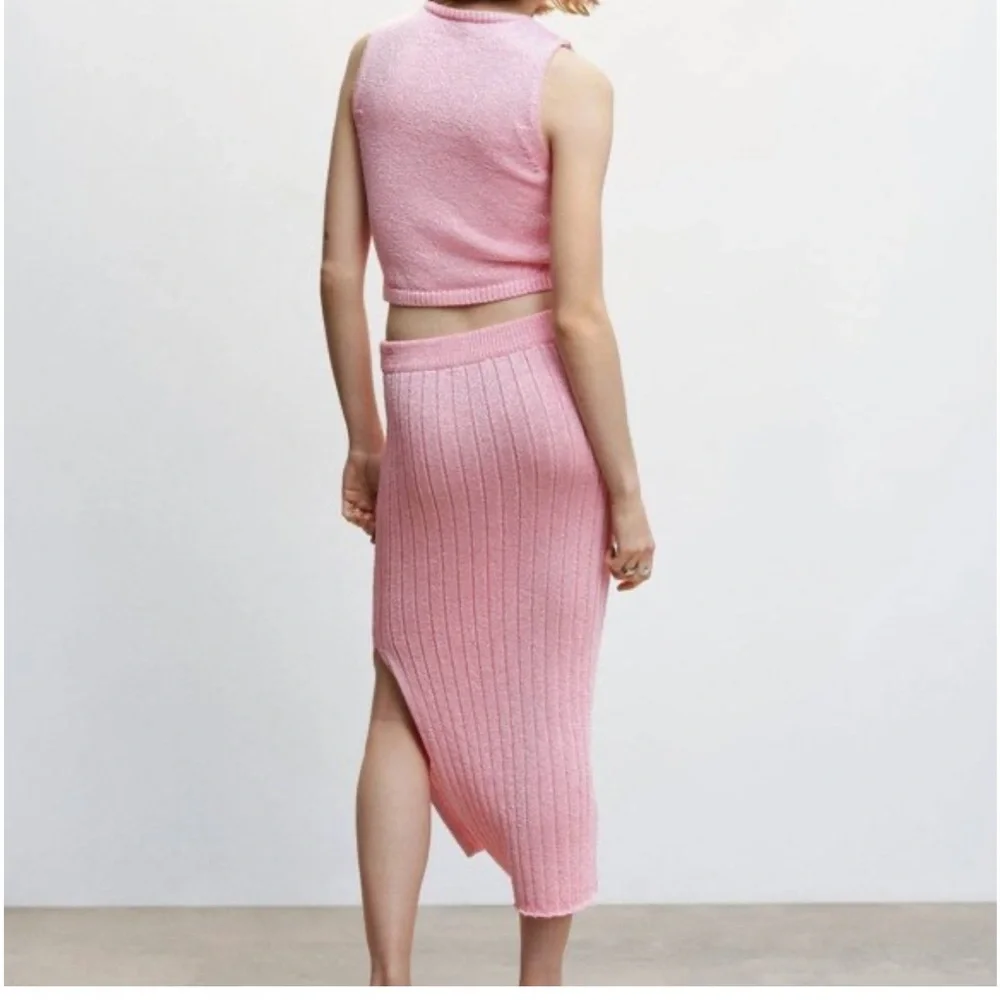 Mango Pink Ribbed Knit Set - Picture 2 of 5